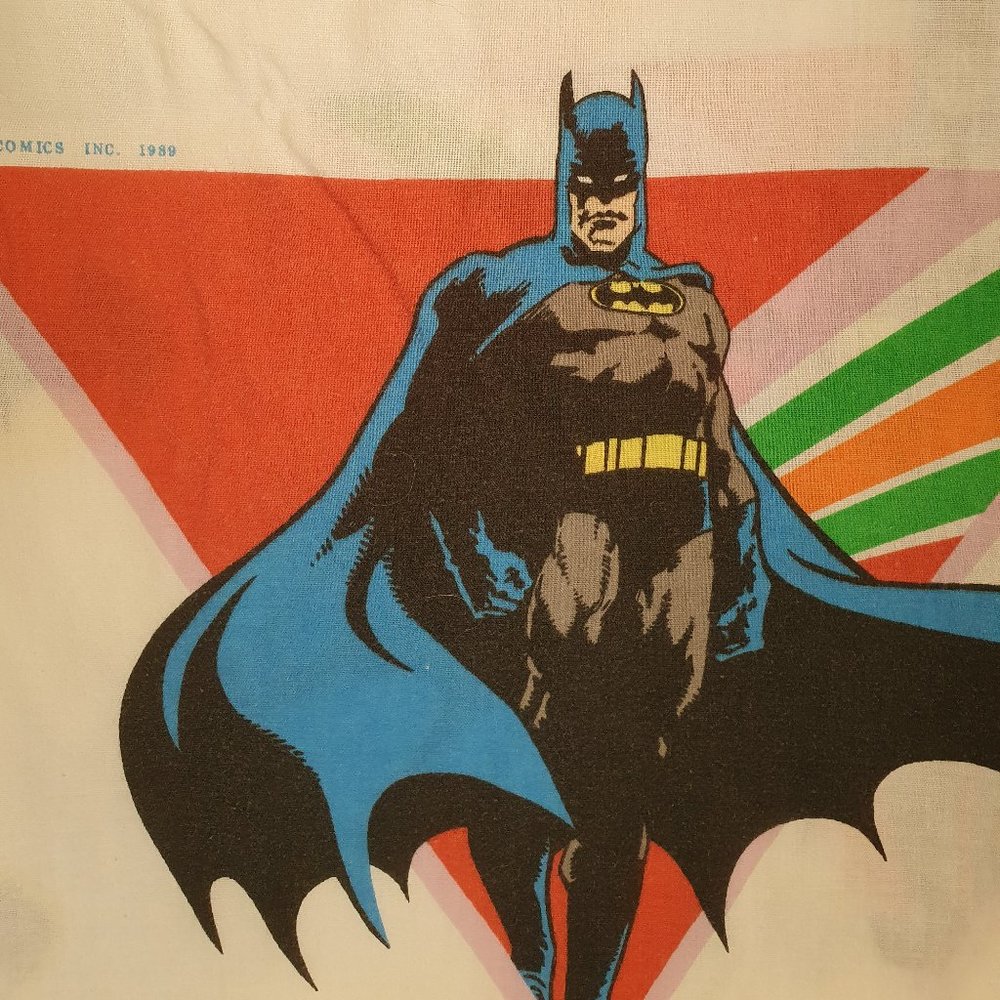 Vintage Batman Kids Bed Sheet
